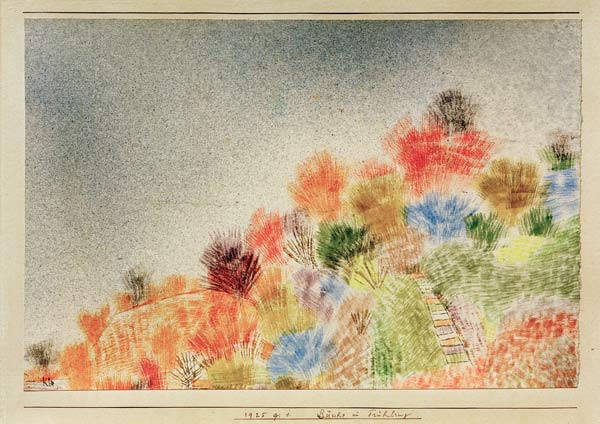 Buesche im Fruehling, from Paul Klee