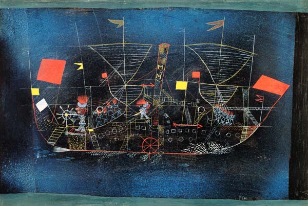 The adventurer ship from Paul Klee