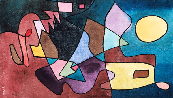 Dramatic landscape. from Paul Klee