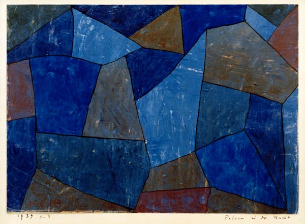 Felsen in der Nacht, 1939.83. from Paul Klee