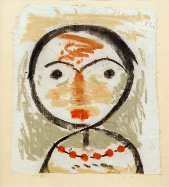 Asks himself, 1934 from Paul Klee