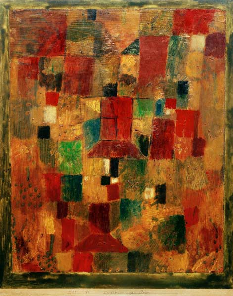Herbstsonniger Ort, 1921.180 from Paul Klee