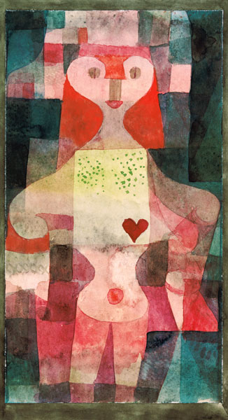Queen of hearts from Paul Klee