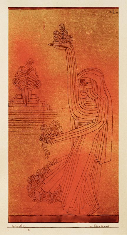im Flora Tempel, 1926, 37 (M7). from Paul Klee