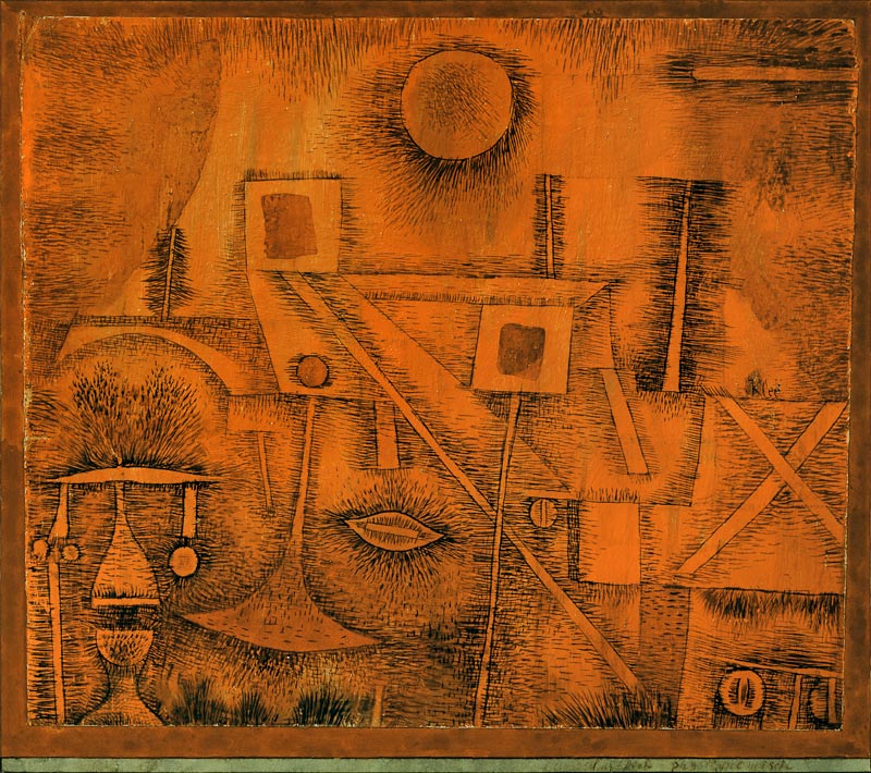 landschaftlich-physiognomisch, from Paul Klee