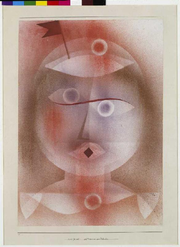 Mask with pennants from Paul Klee