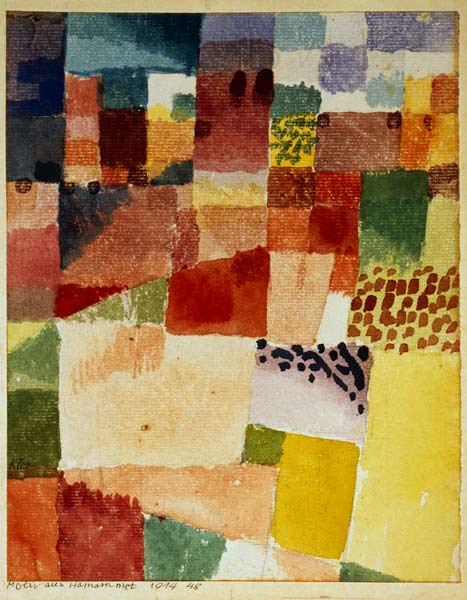 Motiv aus Hamammet, 1914. from Paul Klee