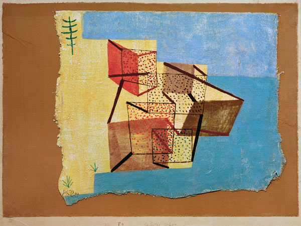 bebautes Ufer, from Paul Klee