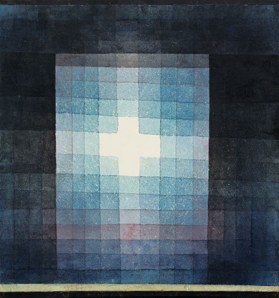 Christian monument -- cross picture. from Paul Klee