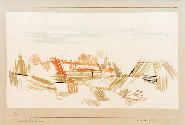 Reisebild 3.H.25, 1929.325. from Paul Klee