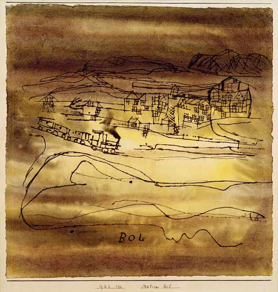 Station Bol, 1924.190 from Paul Klee