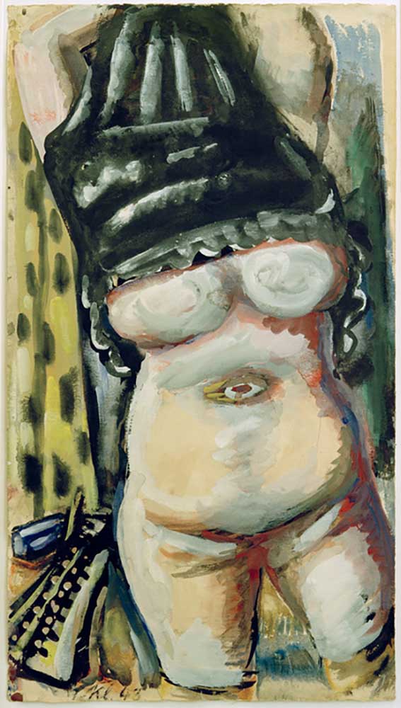 Nude with his head covered from Paul Kleinschmidt
