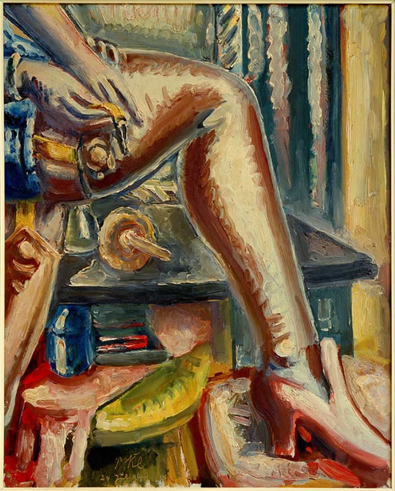 Leg with pink stocking from Paul Kleinschmidt
