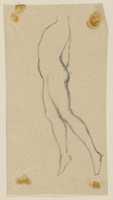 Körper des Oberon, nackt und schwebend, nach links from Paul Konewka