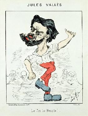 Caricature of Jules Valles