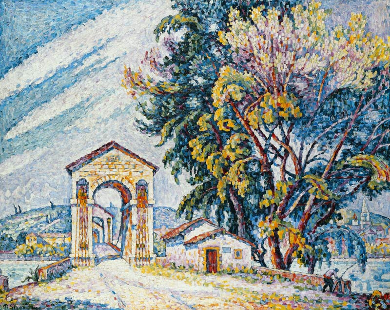 Brücke in Bourg-Saint-Andéol from Paul Signac