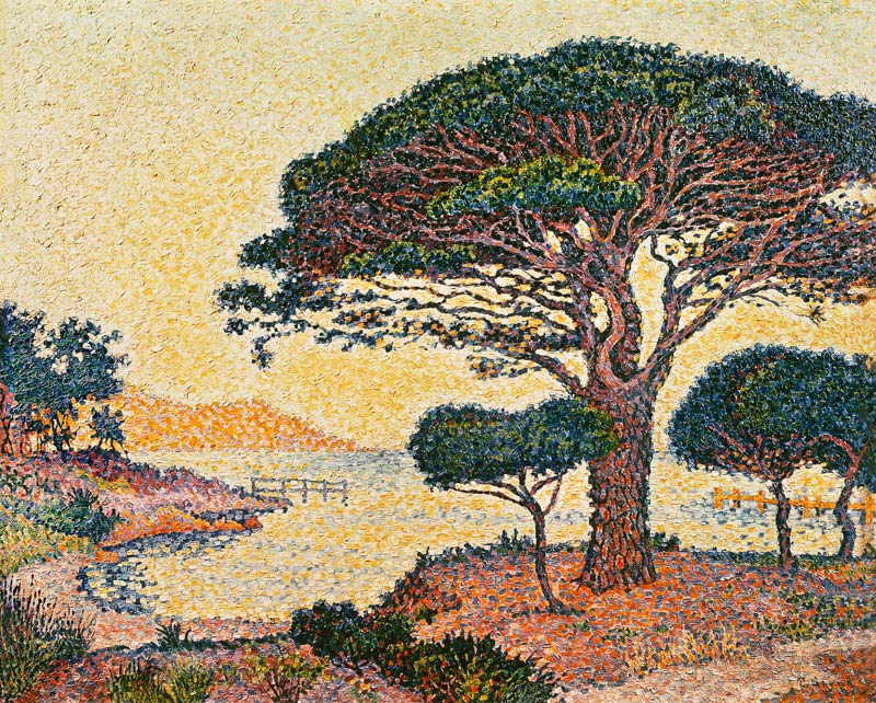 Le Pin Parasol aux Caroubiers from Paul Signac