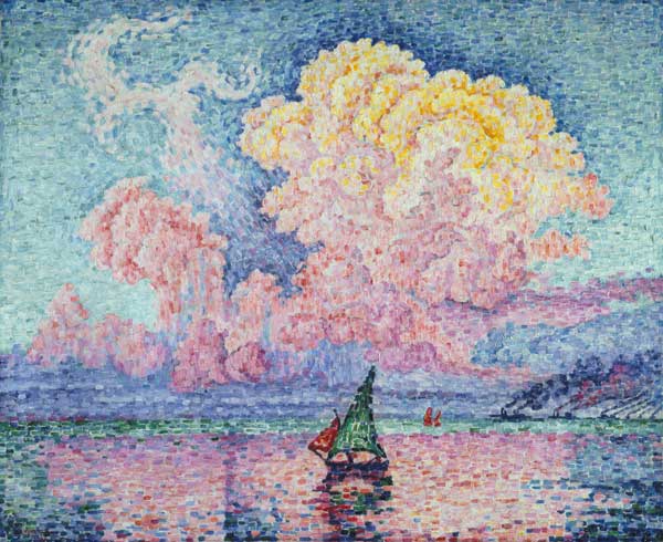 The red cloud (Antibes) from Paul Signac