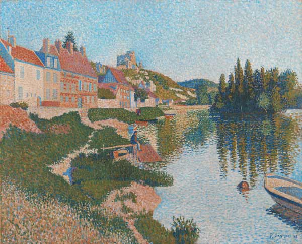 The River Bank, Petit-Andely, 1886 (oil on canvas) from Paul Signac