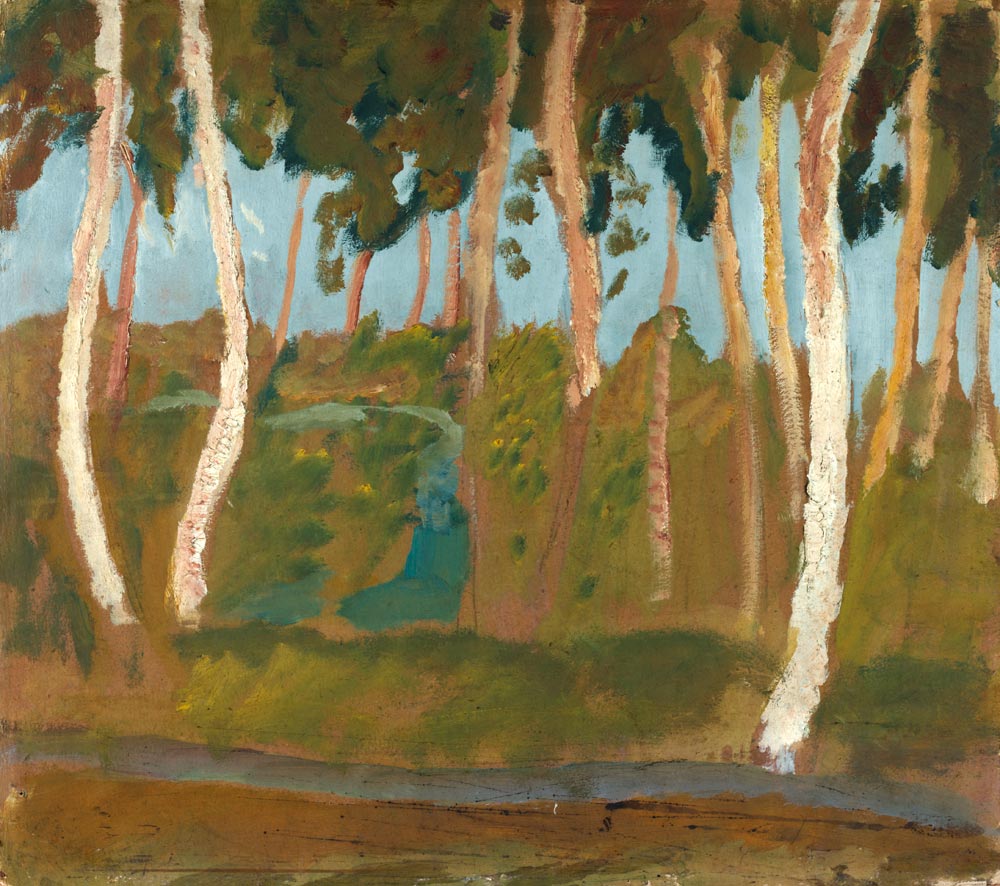 Birch Trees from Paula Modersohn-Becker