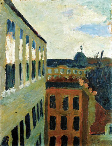 Blick aus dem Atelierfenster der Künstlerin in Paris from Paula Modersohn-Becker