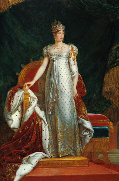 Portrait of Empress Marie Louise (1791-1847) of France, after a painting by Francois Gerard from Paulin Jean Baptiste Guerin