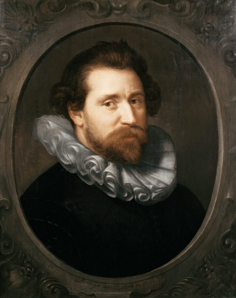 Portrait of Abraham Bloemaert (1566-1651) from Paulus Moreelse