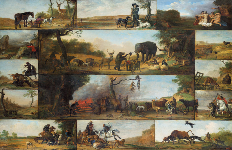 Punishment of a Hunter from Paulus Potter