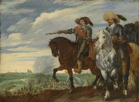 Friedrich Heinrich von Oranien und Ernst Casimir von Nassau bei der Belagerung von 's-Hertogenbosch