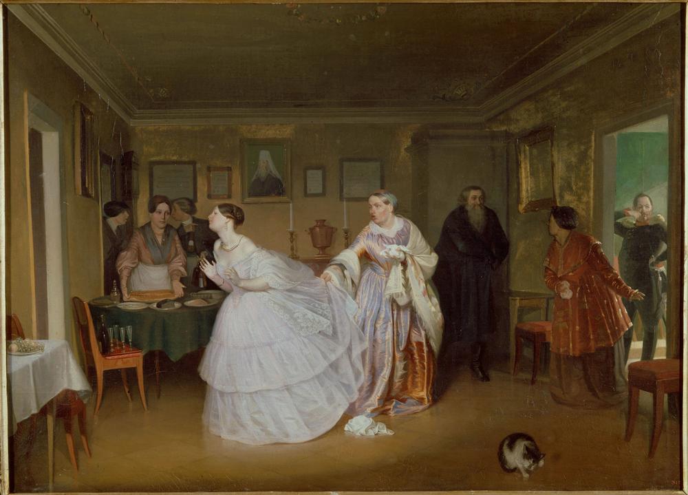 The Courtship of the Major from Pawel Andrejewitsch Fedotow