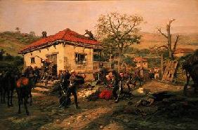 A Scene from the Russian-Turkish War in 1876-77