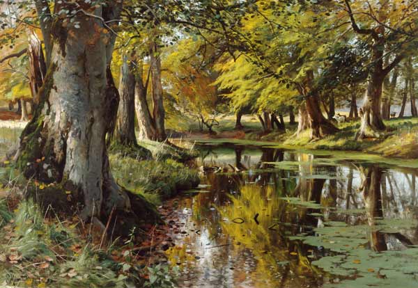 Late Summer at the Forest Stream from Peder Moensted