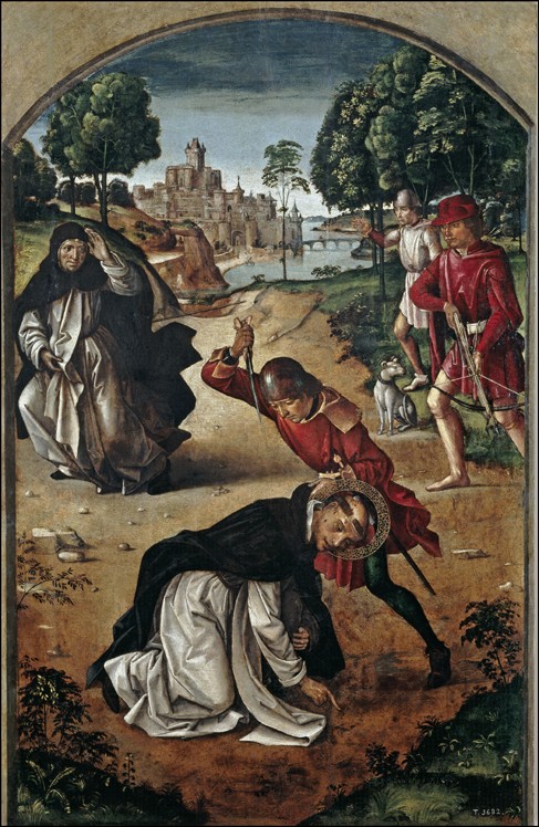 The Death of Saint Peter of Verona from Pedro Berruguete