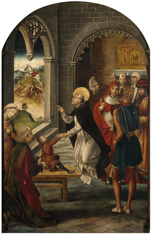 Saint Dominic Resurrects a Boy from Pedro Berruguete
