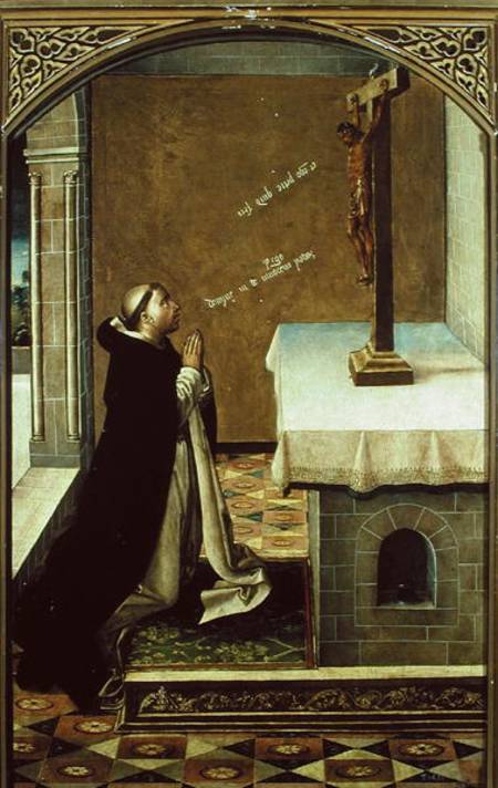 St. Peter Martyr (c.1205-52) at Prayer from Pedro Berruguete