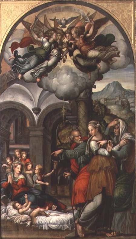 Nativity with the Two Midwives from Pellegrino Aretusi