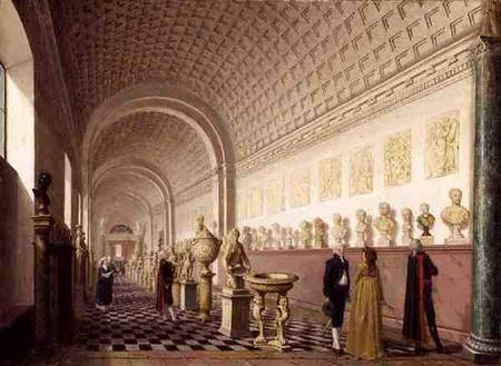 The Inner Gallery of the Royal Museum at the Royal Palace, Stockholm from Per Hillestrom