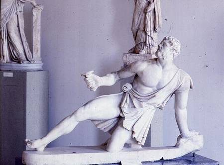 The Kneeling Gaul, one of the Three Gallic Warriors from Pergamo school