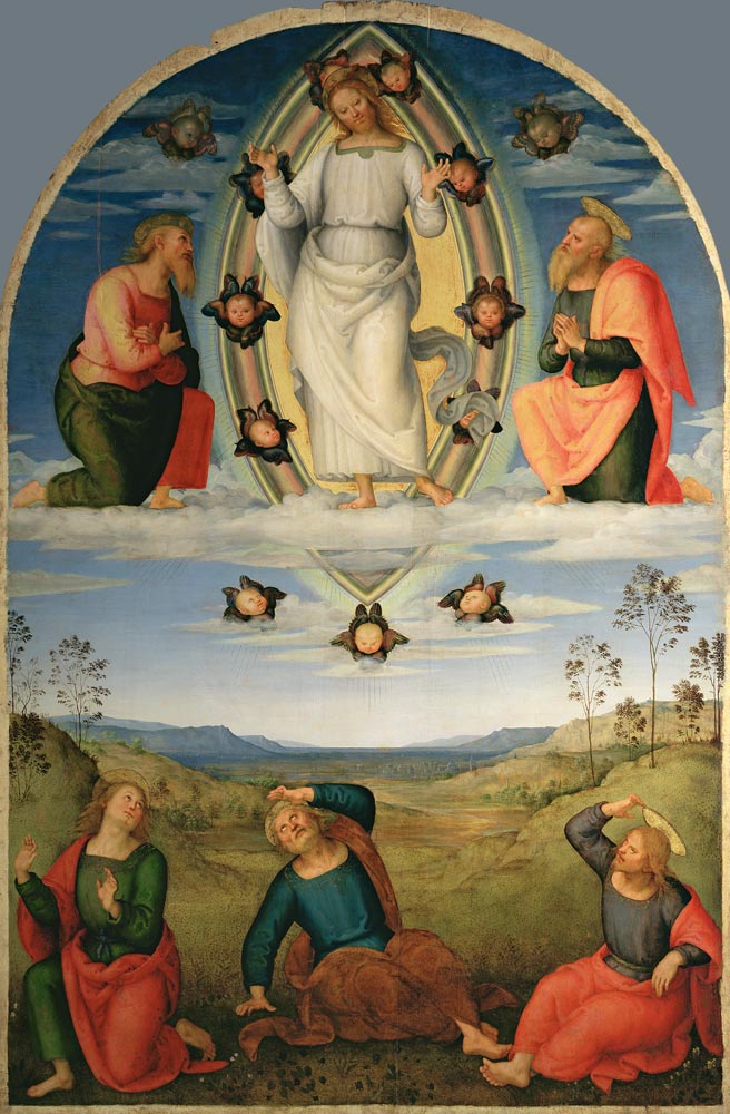 Perugino / Transfiguration / 1517 from Perugino (eigentl. Pierto di Cristoforo Vanucci)