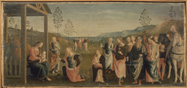 Perugino / Adoration of the Kings / Ptg. from Perugino (eigentl. Pierto di Cristoforo Vanucci)