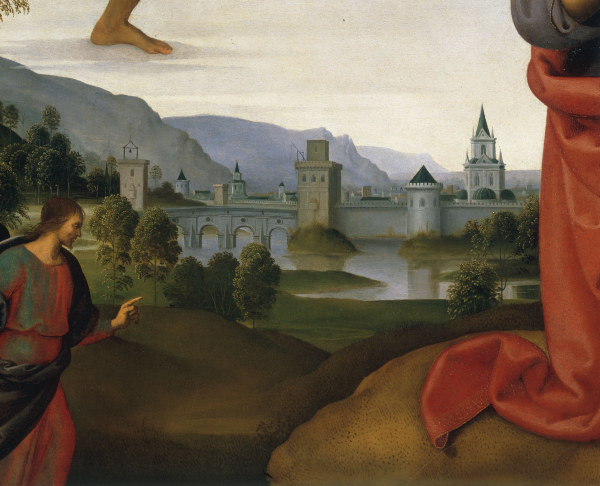 Perugino, Landscape with Judas from Perugino (eigentl. Pierto di Cristoforo Vanucci)