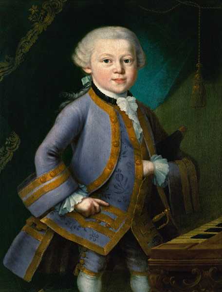 Wolfgang Amadeus Mozart (1756-91) from Peter Anton Lorenzoni
