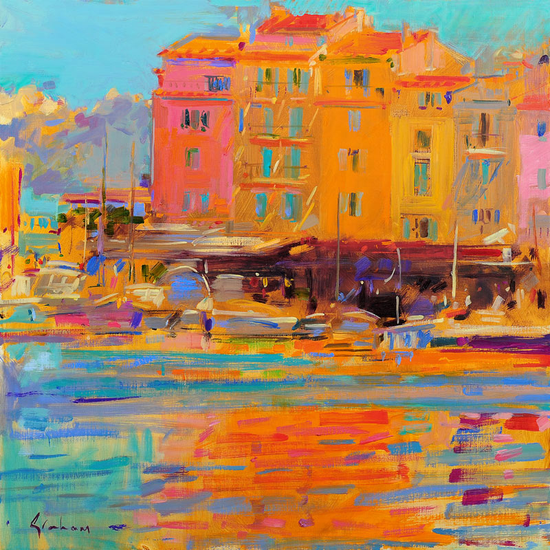 Saint-Tropez Reflections from Peter  Graham