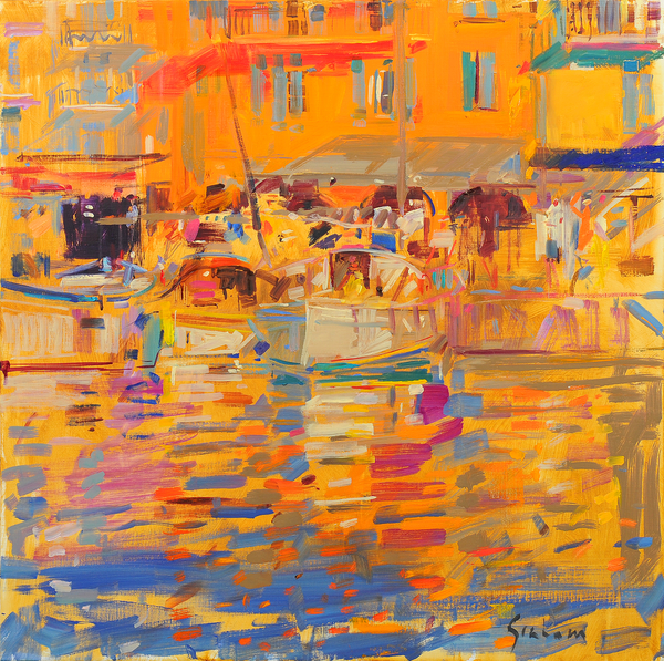 Boats in Harbour, Saint-Tropez from Peter  Graham