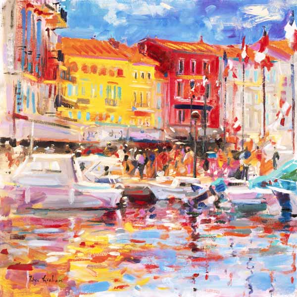 Le Port de St Tropez, 2002 (oil on canvas)  from Peter  Graham