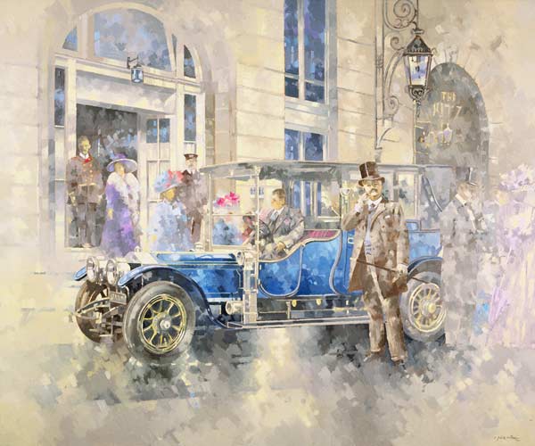 Outside the Ritz (oil on canvas)  from Peter  Miller