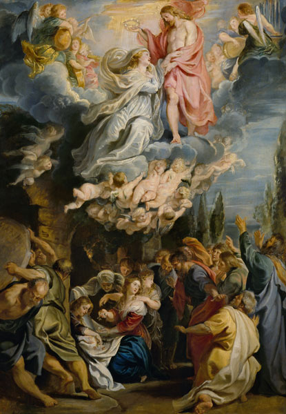 Ascension of Mary from Peter Paul Rubens