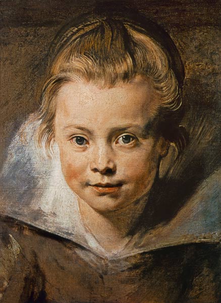 Head of a child (Clara-Serena Rubens) at 1616. from Peter Paul Rubens