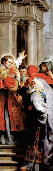 St. Stephen Preaching, from the Triptych of St. Stephen from Peter Paul Rubens