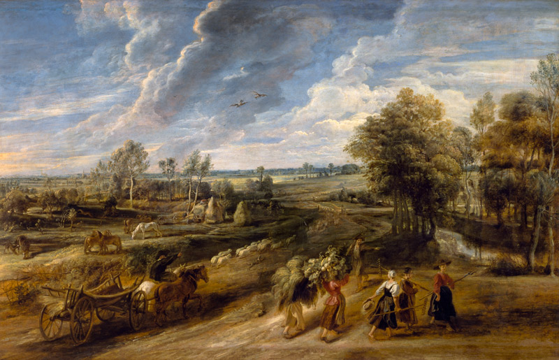 The Return of the Farm Workers from the Fields from Peter Paul Rubens